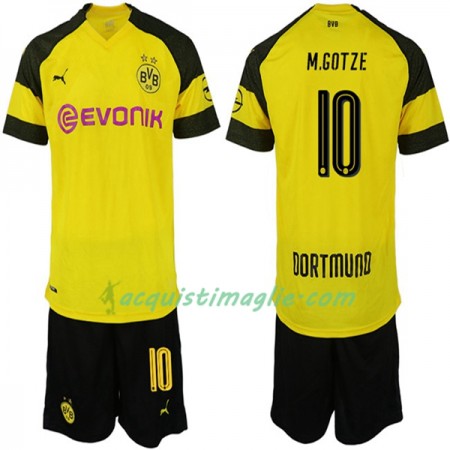 Divisa di Calcio Borussia Dortmund M.GOTZE 10 Bambino Prima 2018/2019